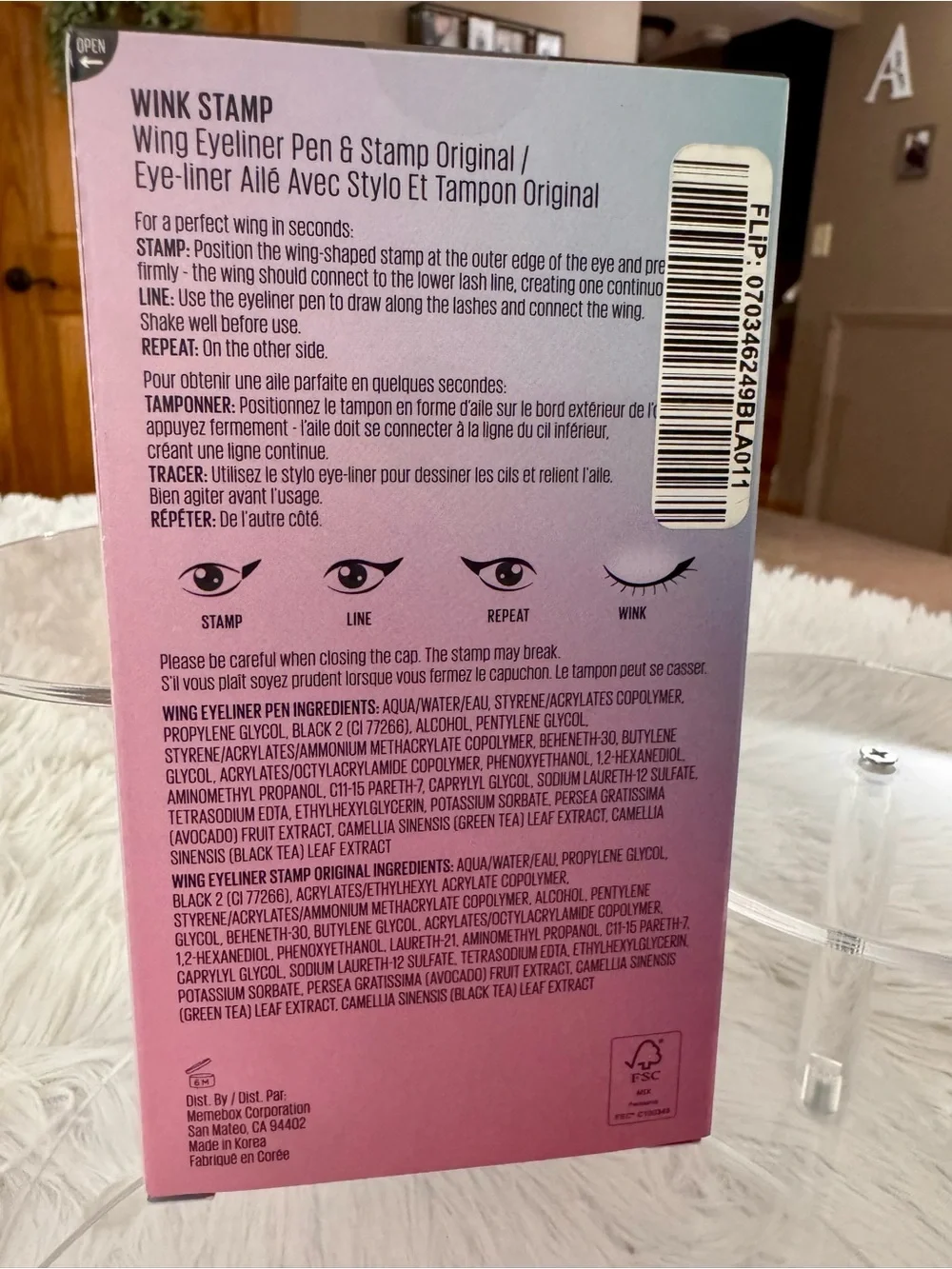 Kaja Wing Stamp Eyeliner Pen & Stamp — Purple